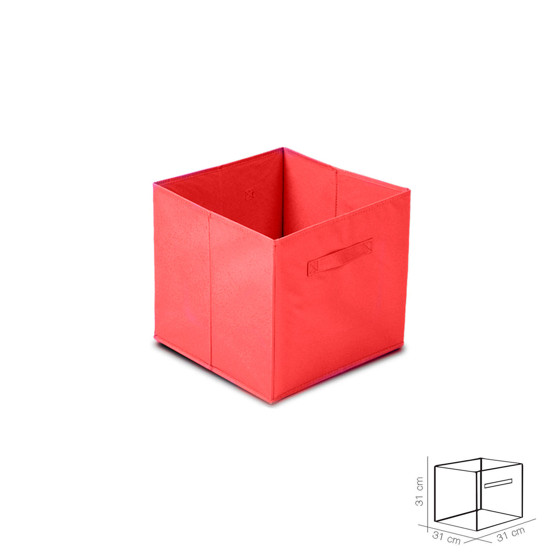 Cubo de Arrumação Vermelho