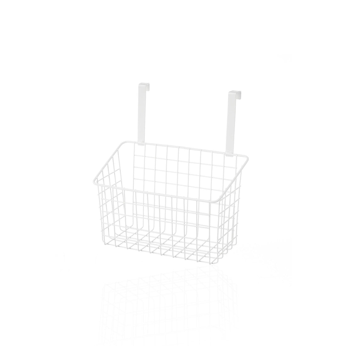 Cesta para Pendurar Porta Metal Branco