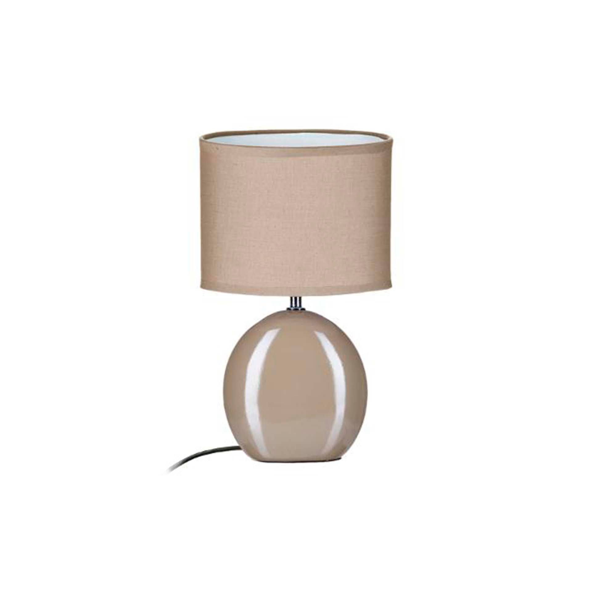 Lámpara de mesa ovalada H31 Taupe