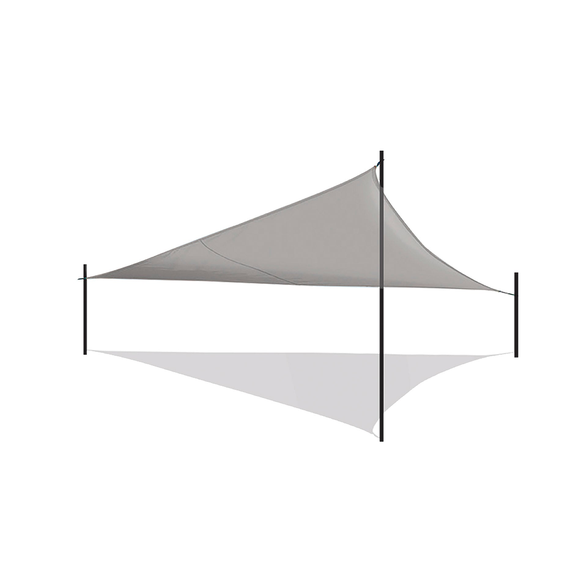 Toldo Triangular Gris con Bolsa