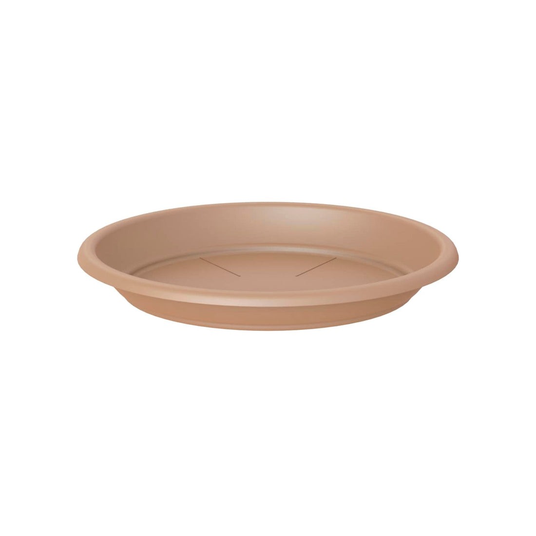 Plato Capri Redondo 18 cm Beige Oscuro