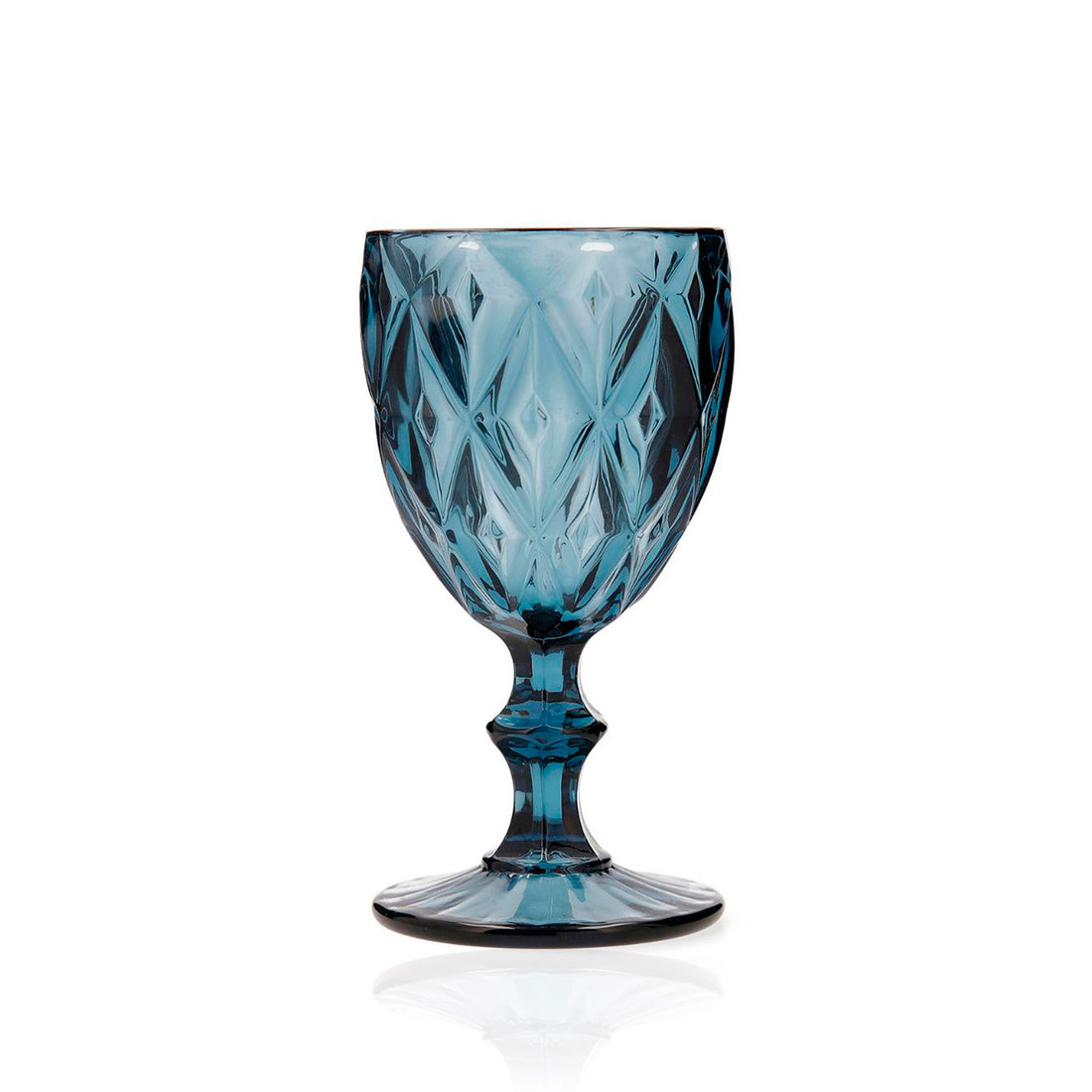 Set de 6 Copas de Vino Ikonic Blue Glass 24 cl