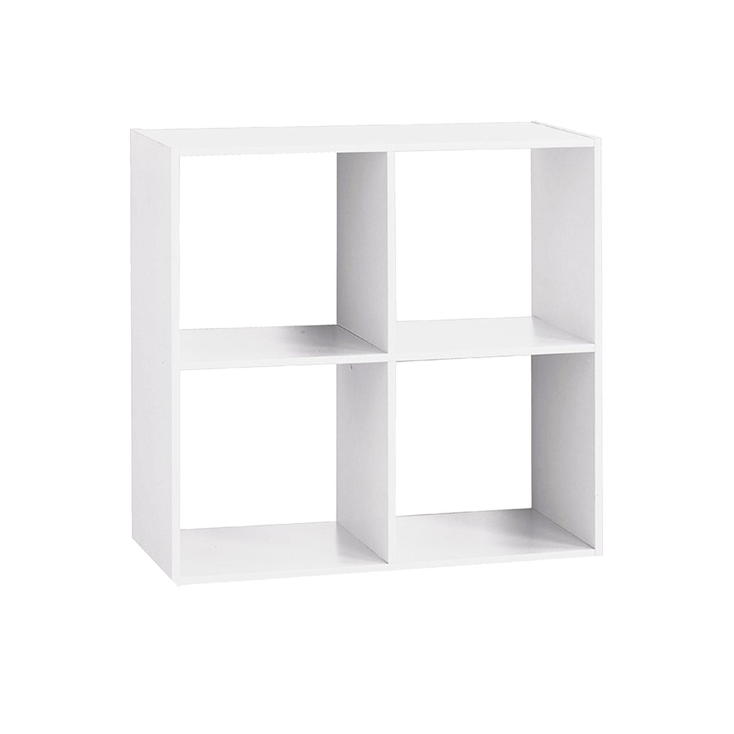 Librería blanca de 4 cubos