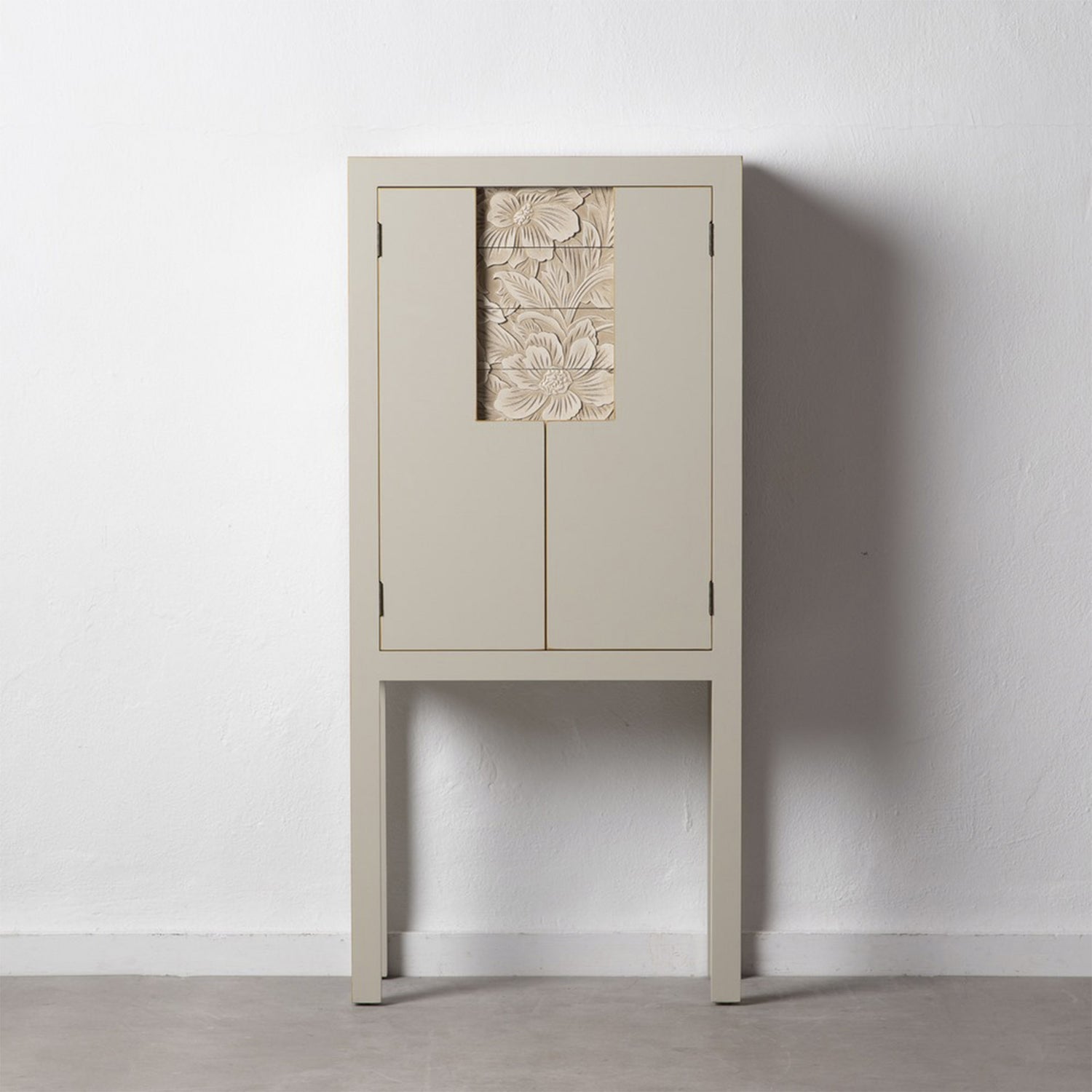 Armário Cabinet Taupe com 2 Portas