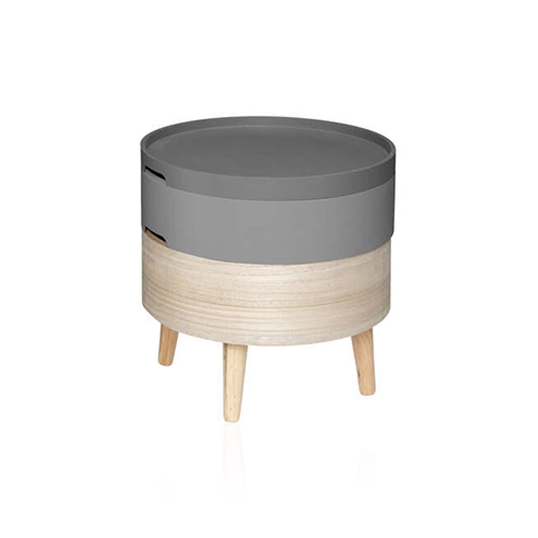 Mesa Auxiliar Cinza Yuki