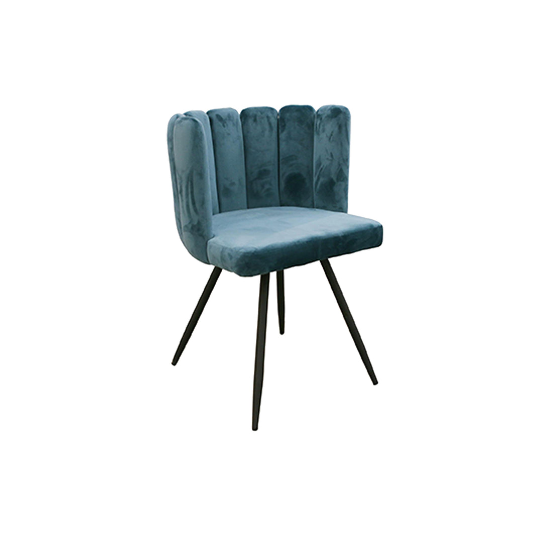 Cadeira em Veludo Azul