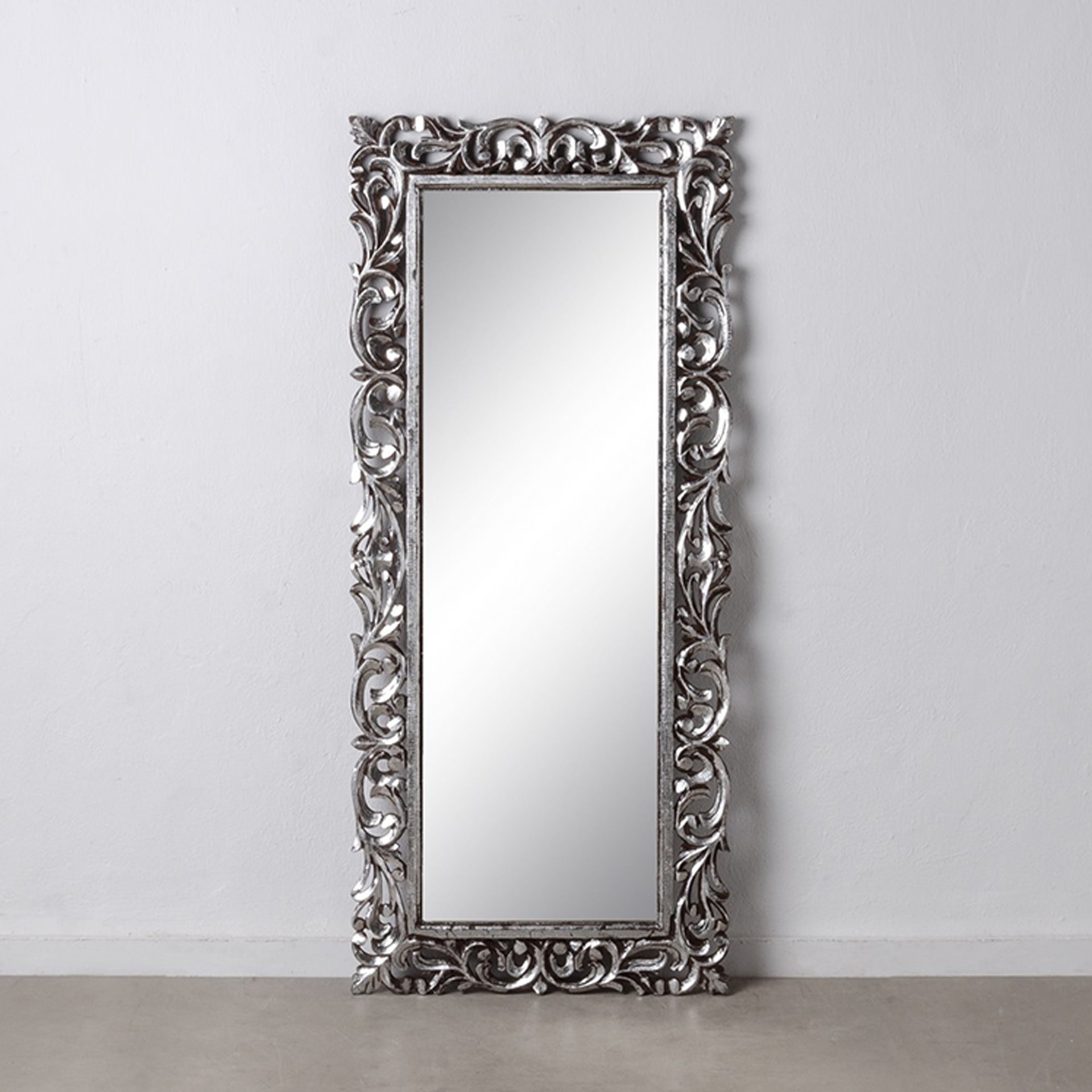 Espelho de Parede Decorativo Prateado